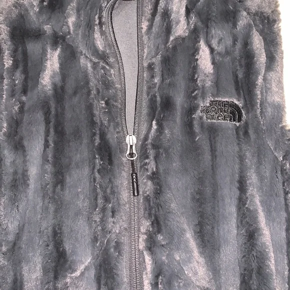 The North Face Grey Furlander Faux Fur Vest Small - Picture 2 of 6